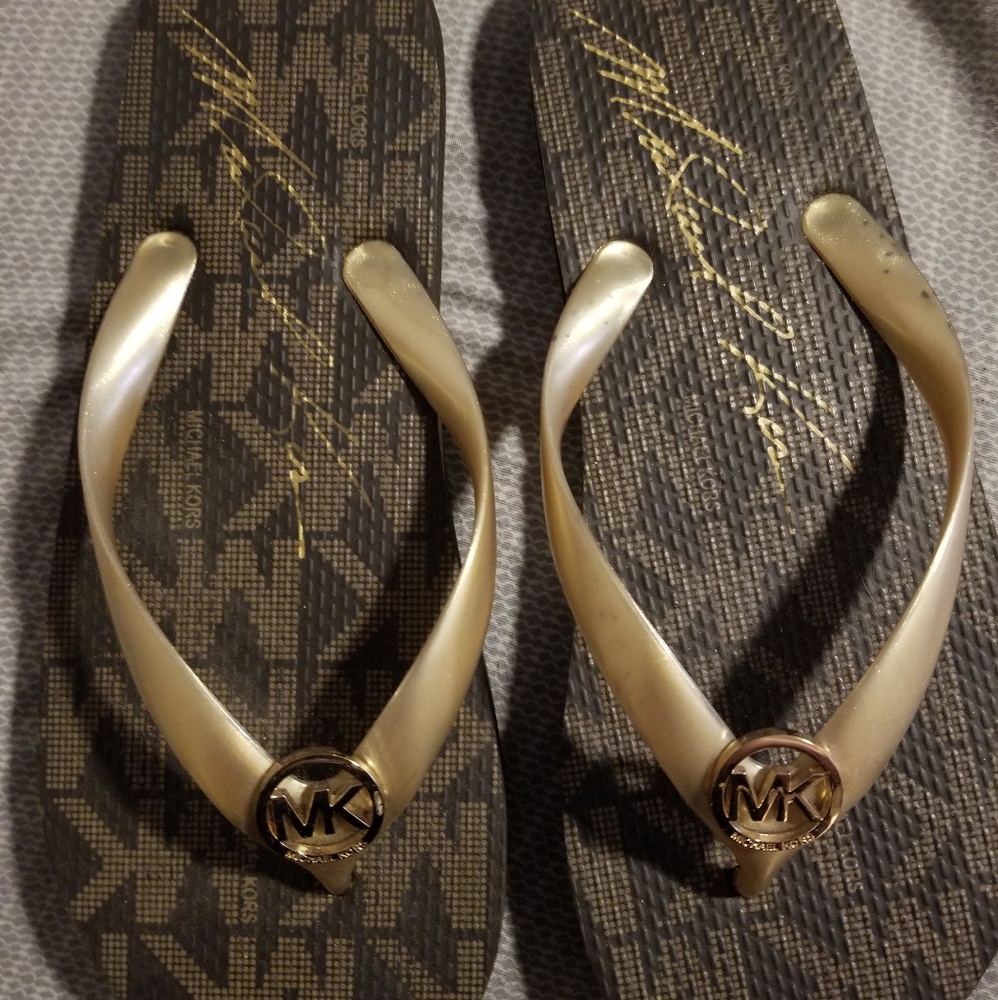 Michael Kors flip flops